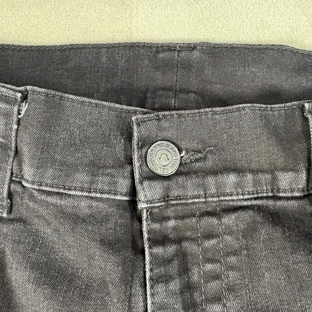 True Religion Straight Leg Black Jeans Size‎ 42 Men Preowned